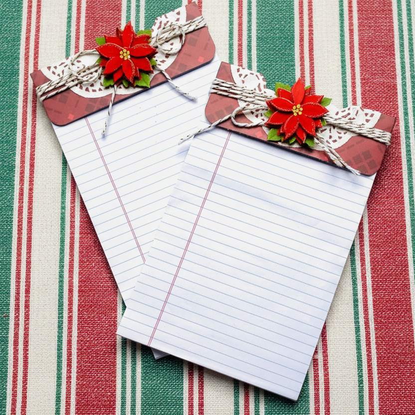 Christmas Decorative Legal Notepad