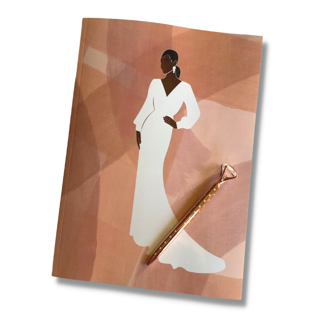 Classy Lady Notebook - Elegant 8.5 x 11 Journal with 200 Lined Pages