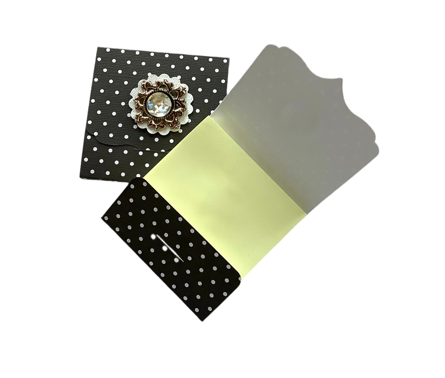 Black and White Sticky Note Cover