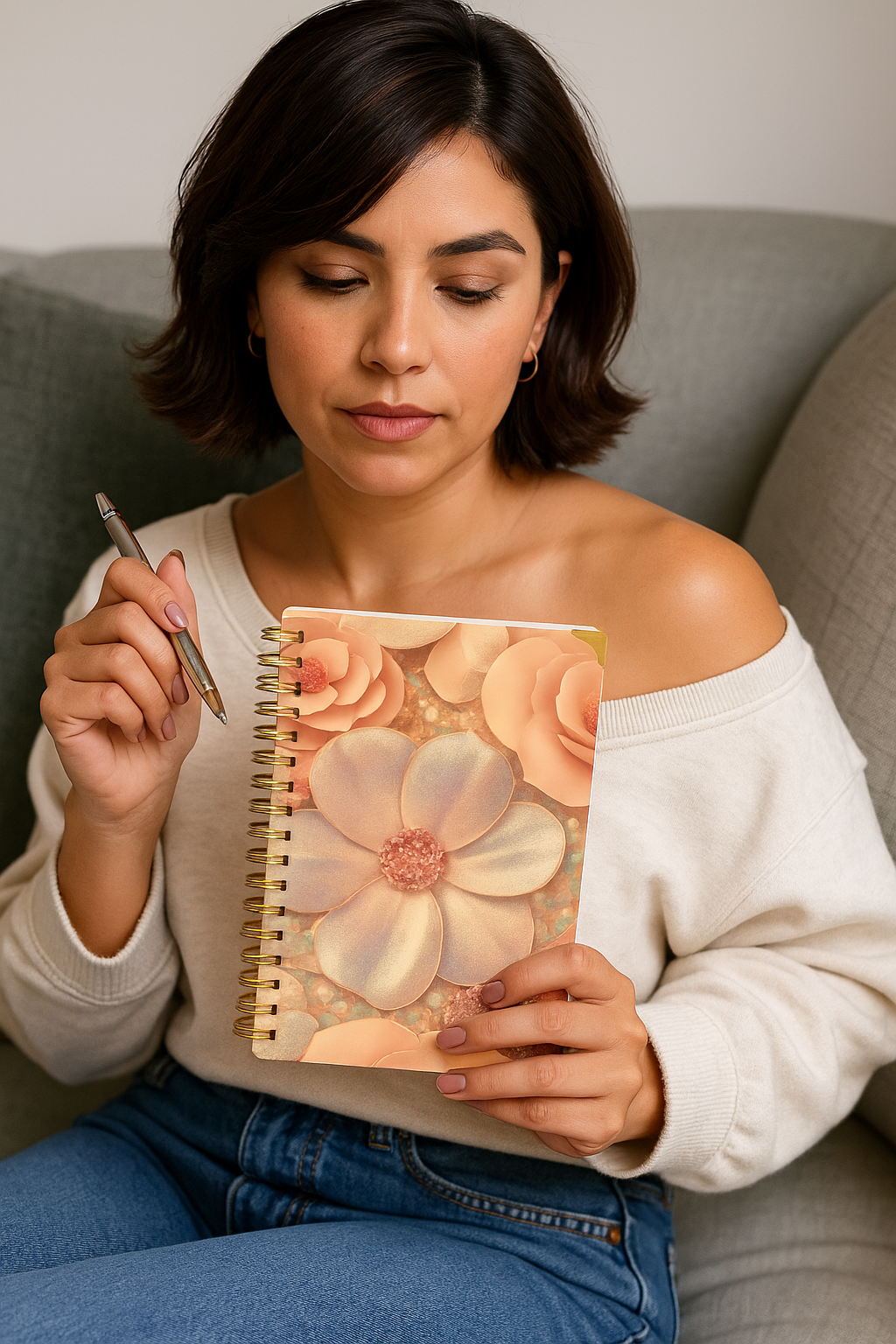 2025 Luxe Floral Monthly Planner