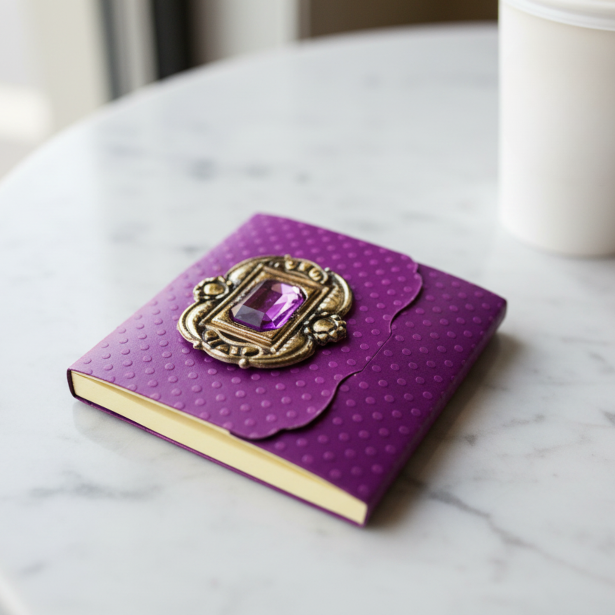 Purple Sticky Note Cover
