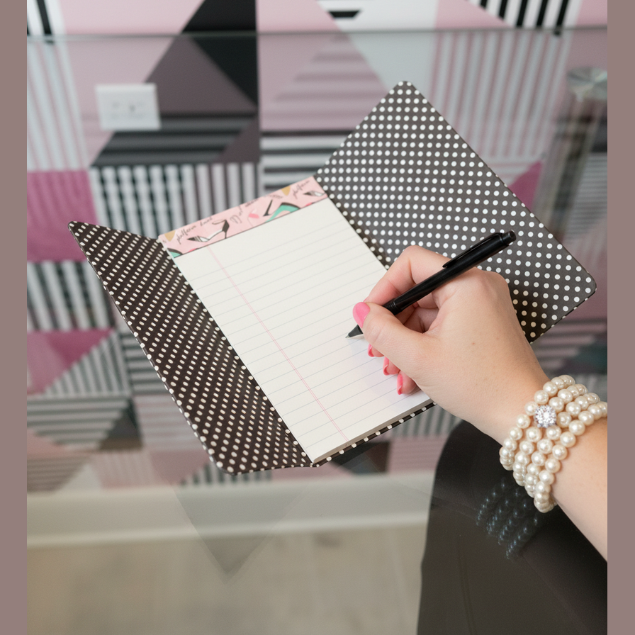 Shoe Lover Notepad Wallet