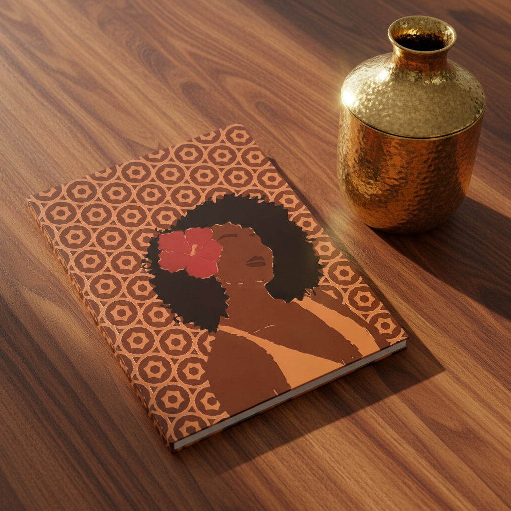 Rooted in Royalty Notebook with gold container