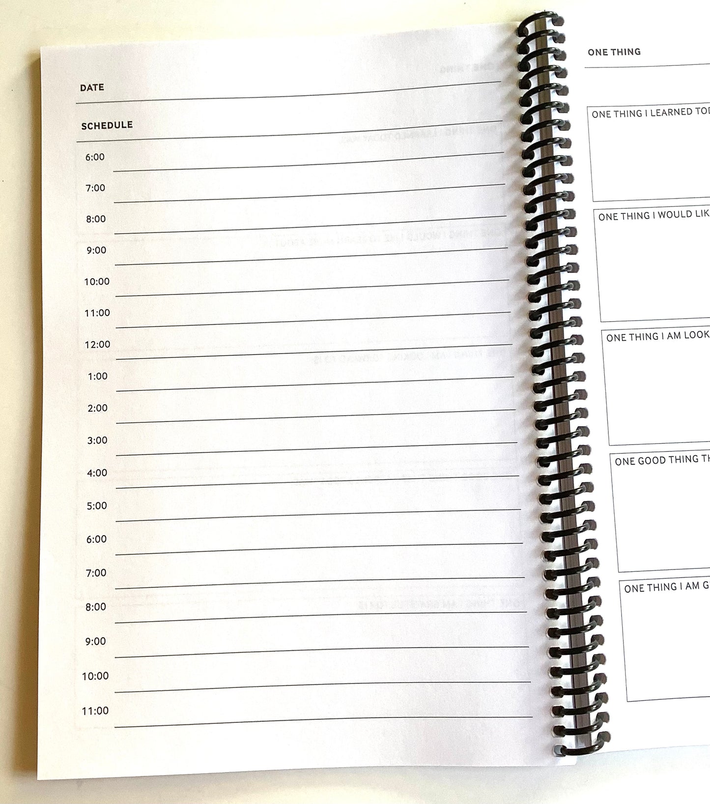 Pink and Green Planner