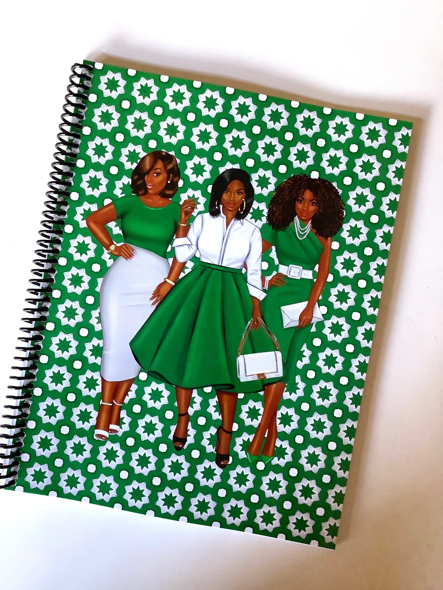 Glowing in Green Notebook