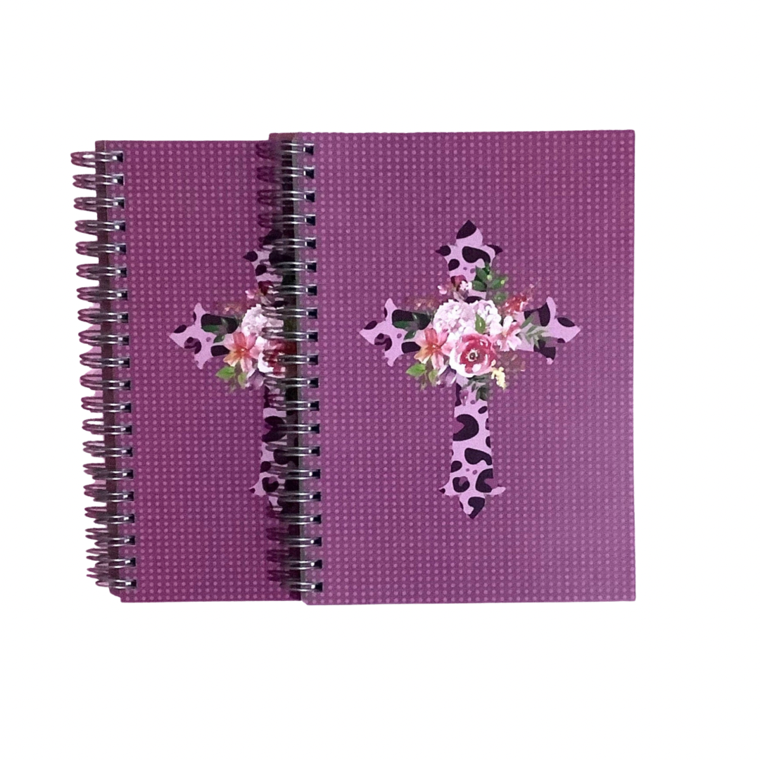 Floral Cross Notebook