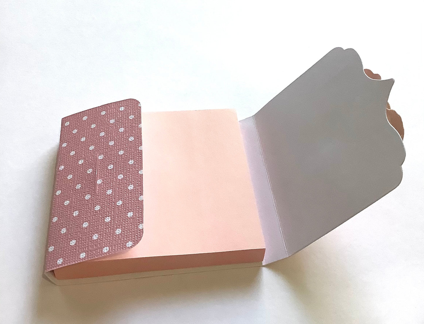 Pink Flower Sticky Note Cover