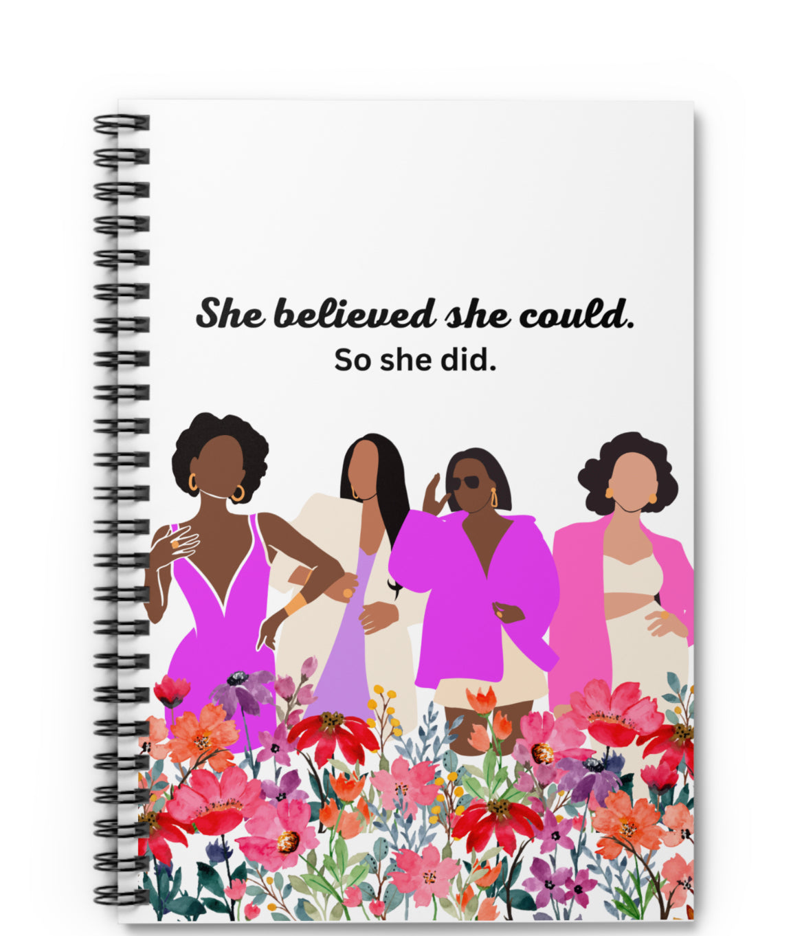 Lisa Believes Notebook - Inspirational Small Journal for Women on the Go