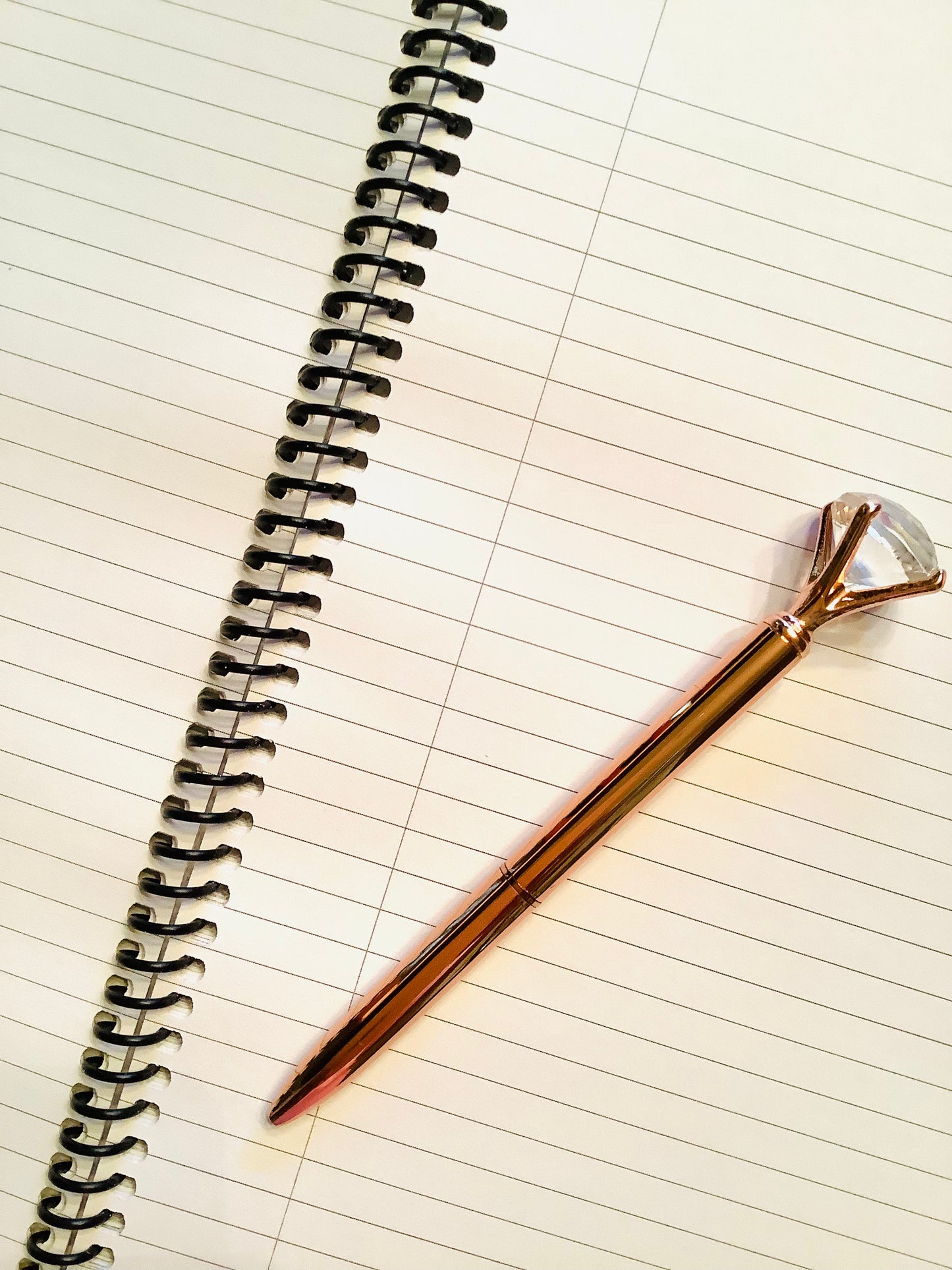 Pink and Blue Spiral Notebook
