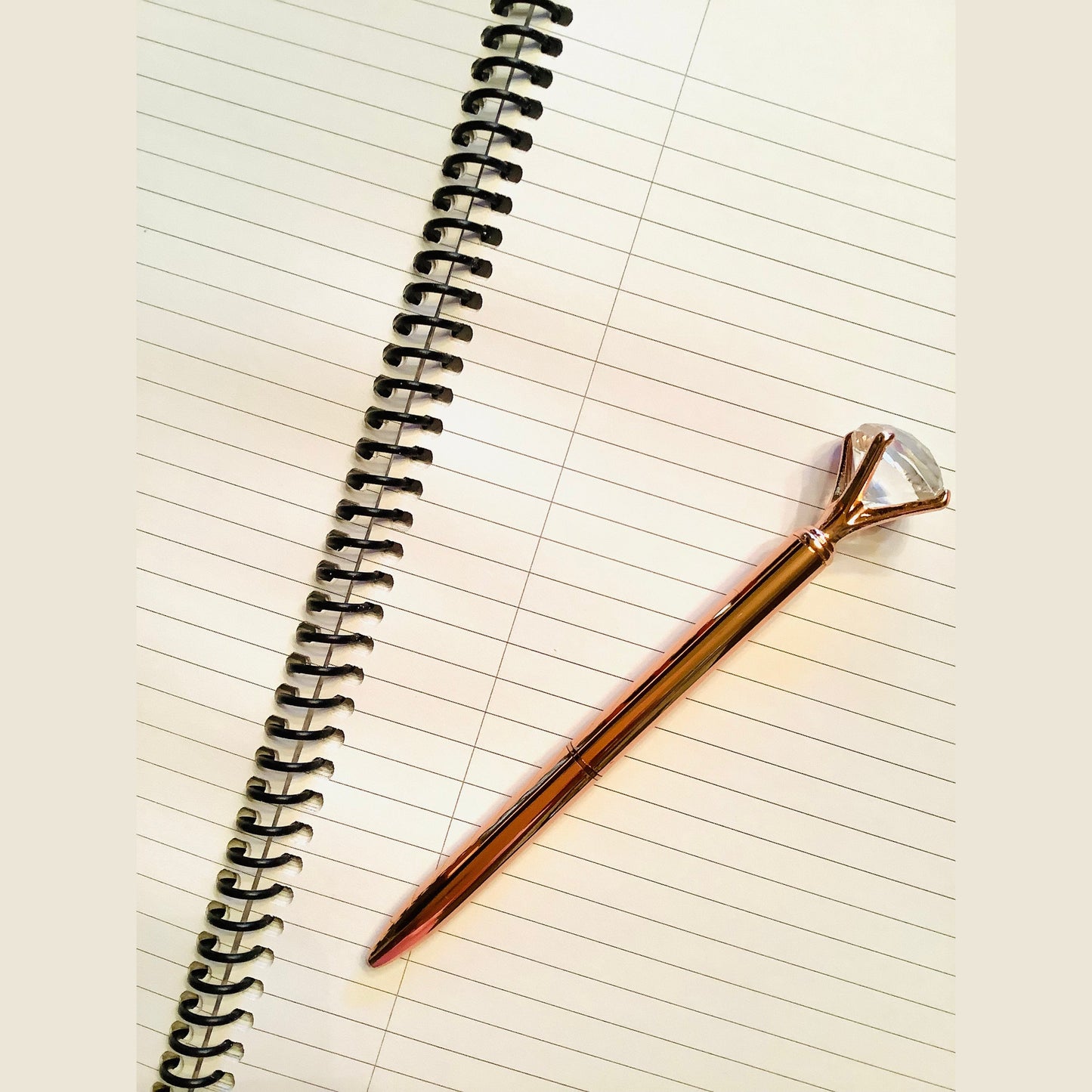 Pink and Blue Spiral Notebook