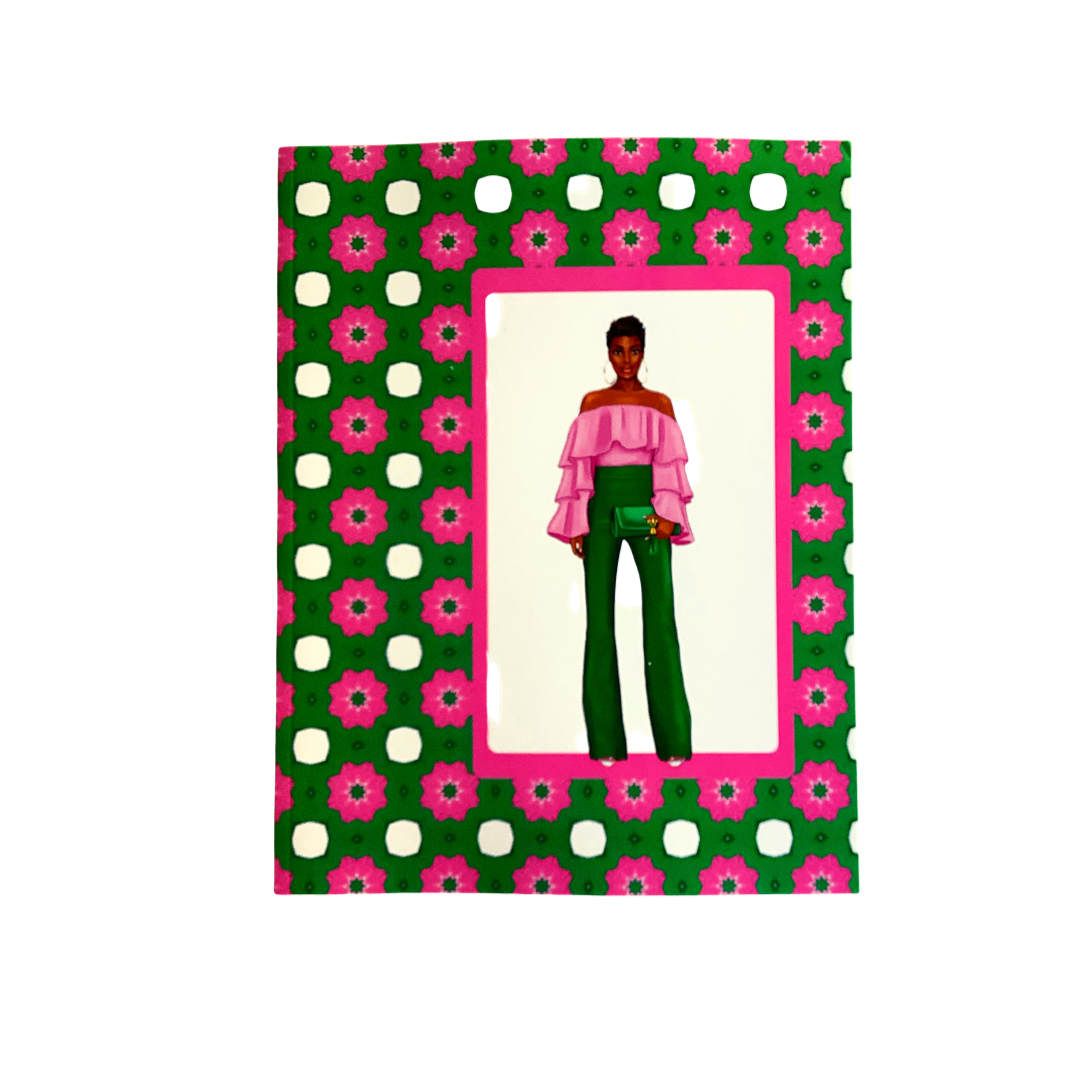 Pink and Green Notebook