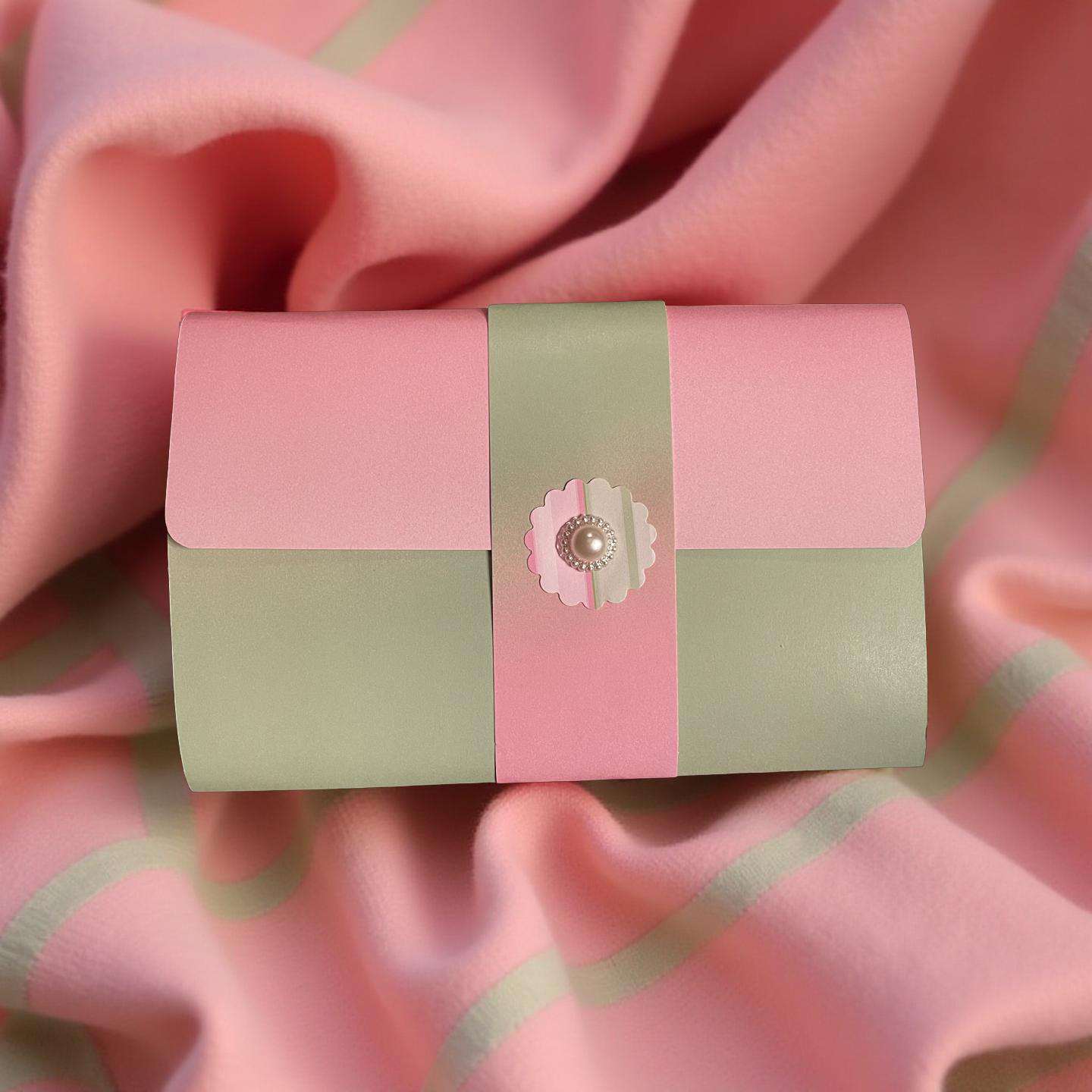 Pearl-Kissed  Notepad Wallet