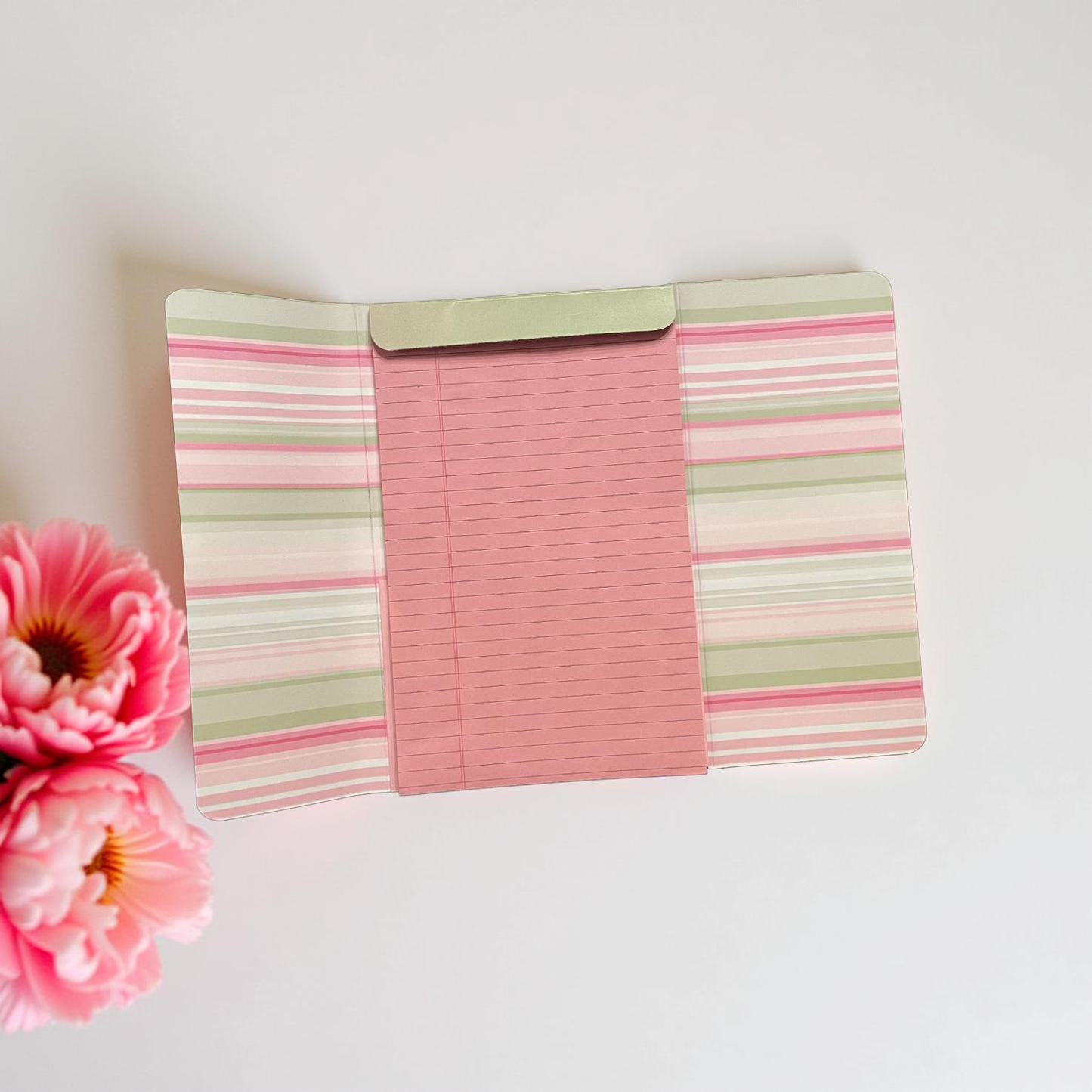Pearl-Kissed  Notepad Wallet