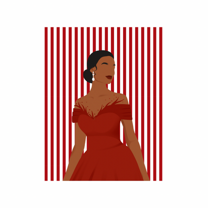 Glamour in Crimson Luxury Notebook