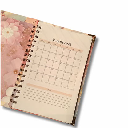 2025 Luxe Floral Monthly Planner