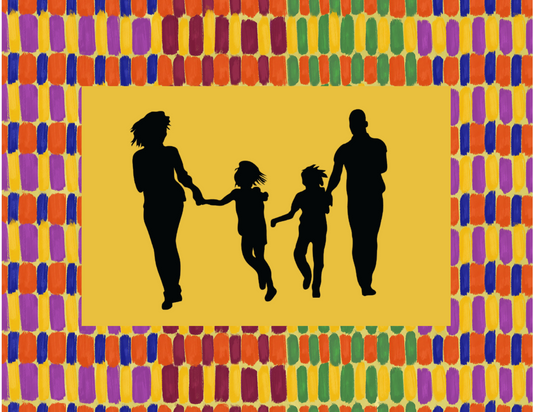 Rooted in Joy: Afrocentric Family Note Cards