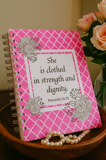 She is Clothed Notebook + Notecards Set