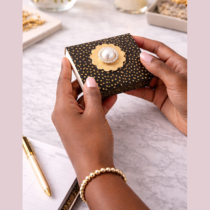 Luxury Sticky Note Set of 3 | Elegant Desk Accessories for Women