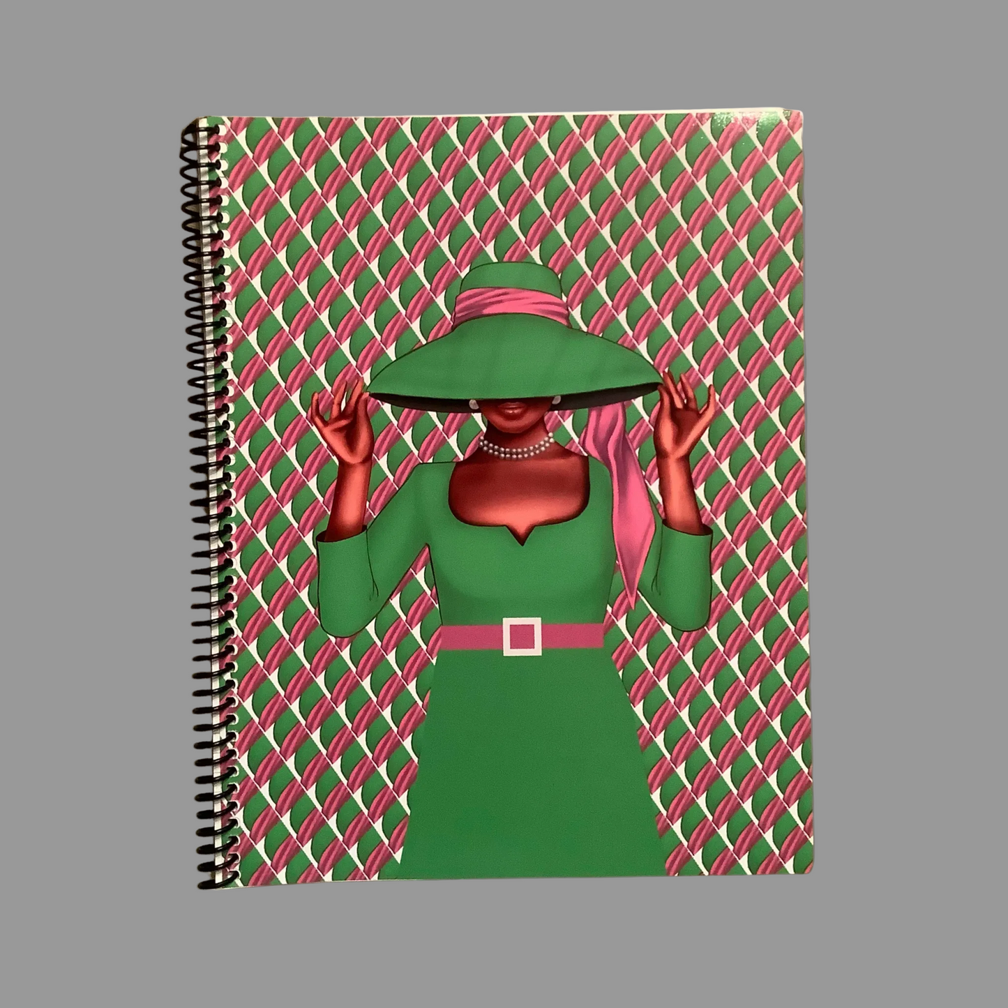 Poised in Pink & Green Notebook