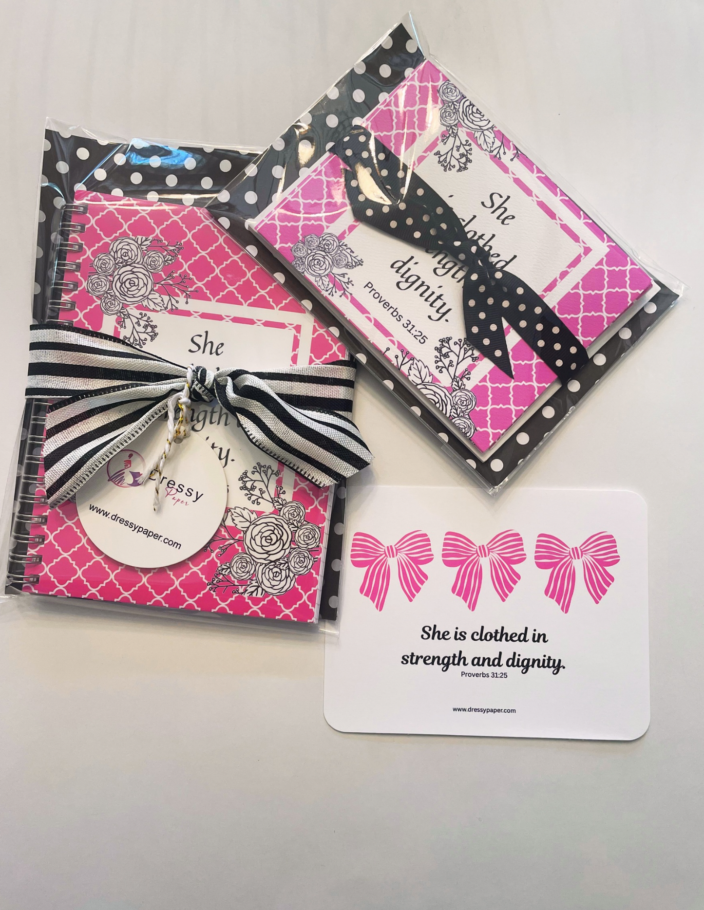 She is Clothed Notebook + Notecards Set