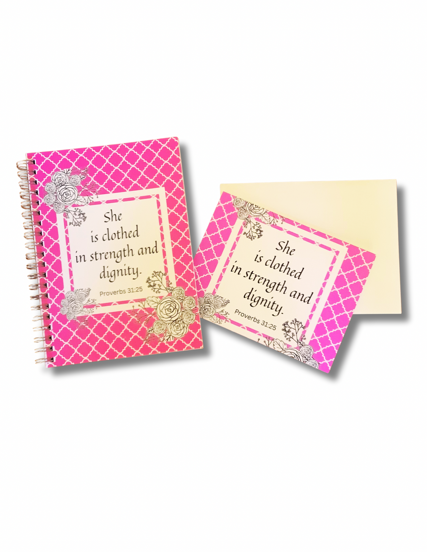 She is Clothed Notebook + Notecards Set