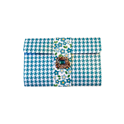 Blue Jewelz Notepad Wallet