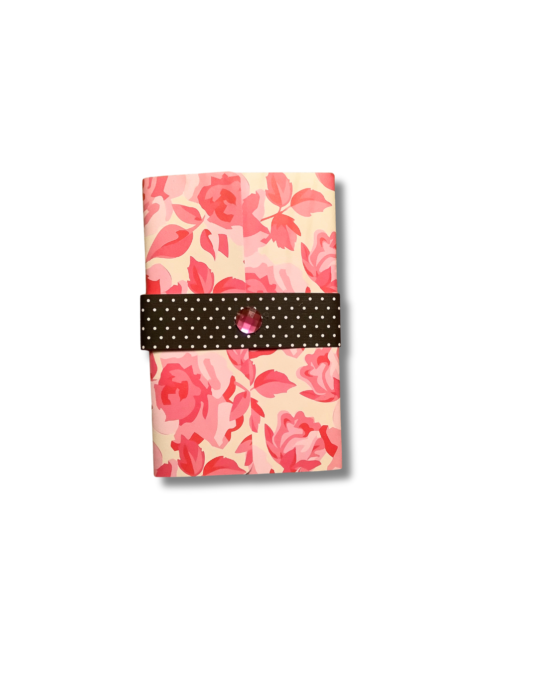 Pink Floral Notepad Wallet
