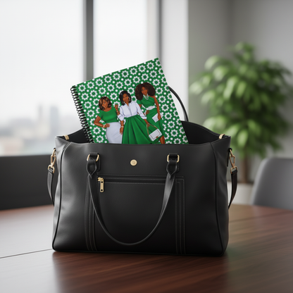 Glowing in Green Notebook