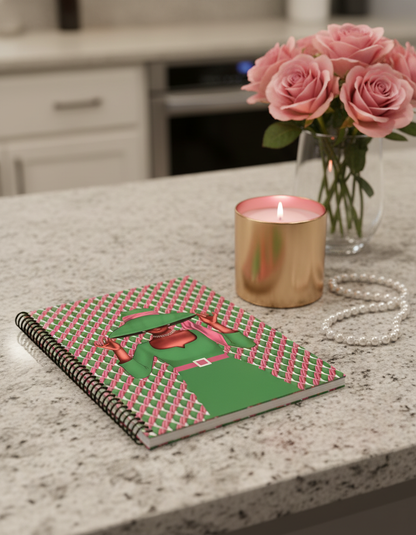 Poised in Pink & Green Notebook