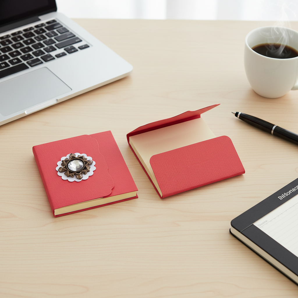 Sticky Note Set with opened notepad