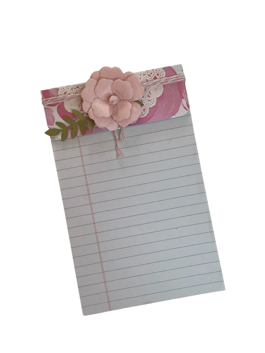 Pretty in Pink 5x8 Junior Legal Notepad