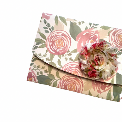 Floral Sticky Notepad Wallet