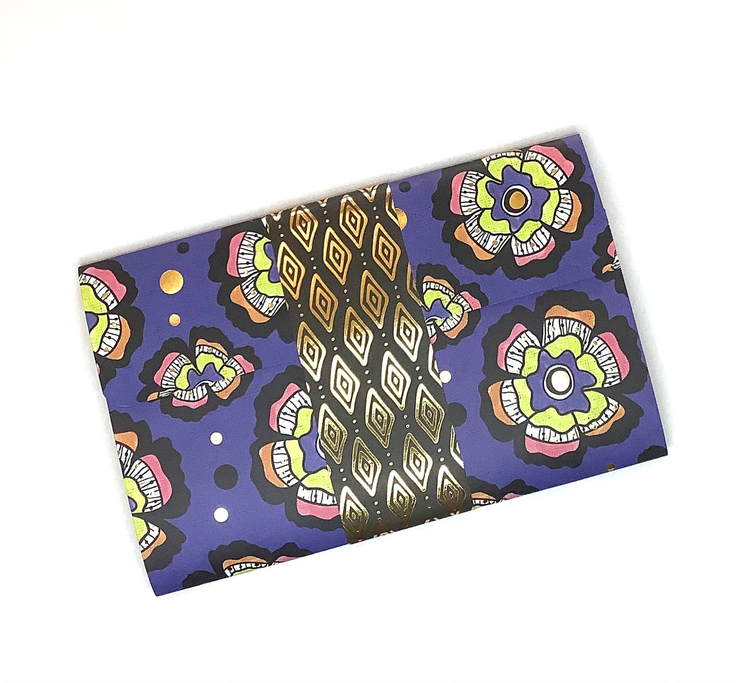 Bold Floral Notepad Wallet