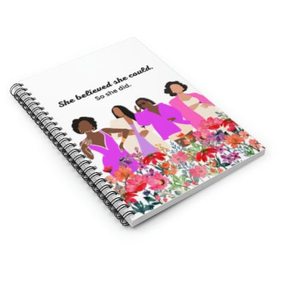 Lisa Believes Notebook - Inspirational Small Journal for Women on the Go