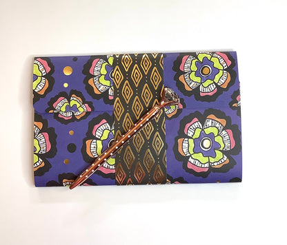 Bold Floral Notepad Wallet